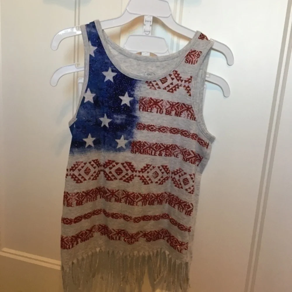 Justice girls American outfit size NWOT